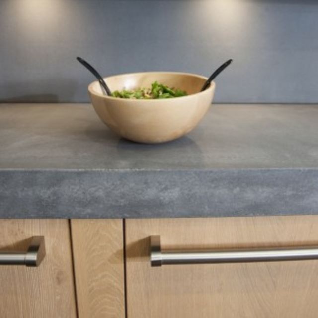 Nostalgische keuken met betonlook