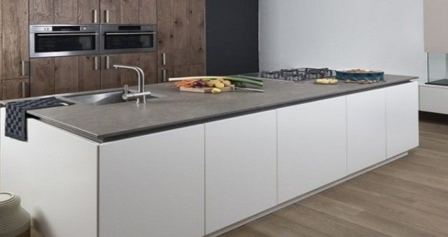 Greeploze keuken met groente
